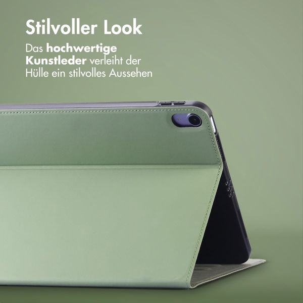 Accezz Classic Tablet Case Apple iPad Air 11 Zoll (2025) M3 / (2024) M2 / Air 5 (2022) / Air 4 (2020) - Grün