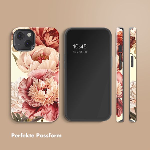 Selencia Vivid Back Cover Apple iPhone 13 - Vintage Peony