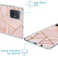 imoshion Design Hülle Samsung Galaxy A71 - Pink Graphic