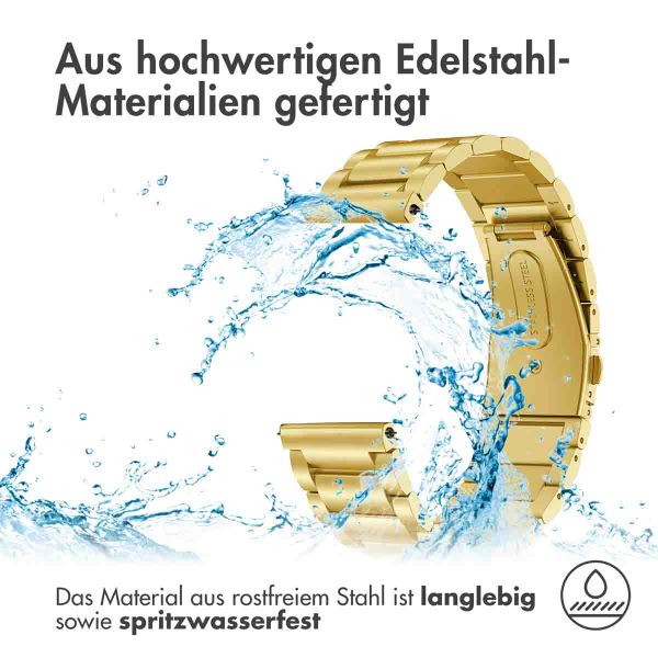 imoshion Edelstahlarmband für das Fitbit Versa / Versa 2 / Versa Lite - Gold