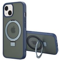 Accezz Ring Stand Backcover mit MagSafe Apple iPhone 15 - Blau