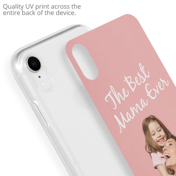 Gestalte deine eigene Apple iPhone Xr Gel Hülle - Transparent