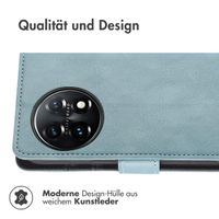 imoshion Luxuriöse Klapphülle für das OnePlus 11 - Hellblau