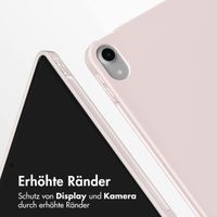 Accezz Smarte Klapphülle aus Silikon Apple iPad Air 11 Zoll (2025) M3 / (2024) M2 / Air 5 (2022) / Air 4 (2020) - Rosa