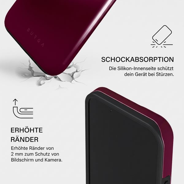 Burga Tough Back Cover MagSafe Apple iPhone 14 - Dark Cherry