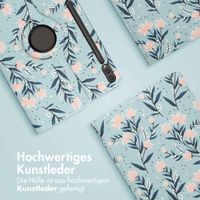 imoshion 360° drehbare Design Klapphülle Samsung Galaxy Tab S10 Ultra / Tab S9 Ultra - Flowers