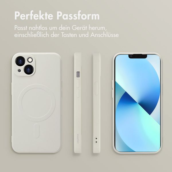 imoshion Color Back Cover mit MagSafe Apple iPhone 13 - Beige