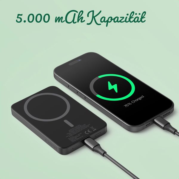 Gestalte deine eigene MagSafe Powerbank 5000 mAh - Schwarz