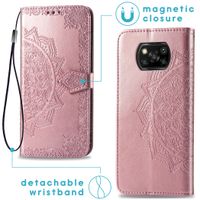 imoshion Mandala Klapphülle Xiaomi Poco X3 (Pro) - Rosé gold