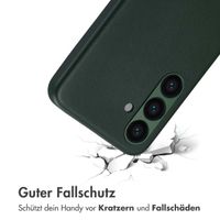 Accezz MagSafe Leather Backcover für das Samsung Galaxy S24 - Cedar Green