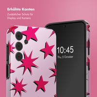 Selencia Vivid Back Cover Samsung Galaxy A15 (5G) - Stars Rubine Red Light Pink