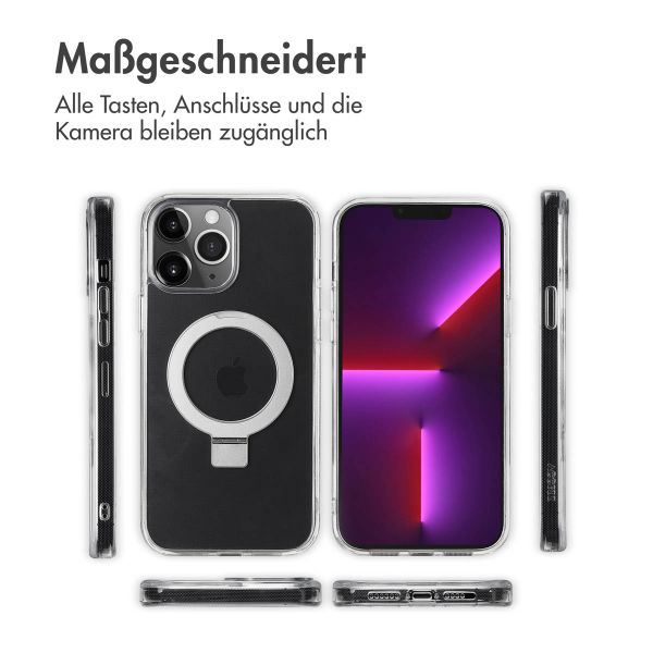 Accezz Ring Stand Backcover mit MagSafe Apple iPhone 13 Pro Max - Transparent