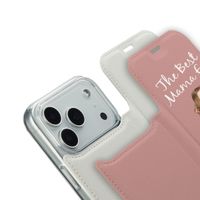 Gestalte deine eigene Compact Gel Klapphülle Apple iPhone 17 Pro - Weiß