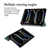 imoshion Trifold Klapphülle Apple iPad Pro 11 (2025) M5 / (2024) M4 - Dunkelgrün