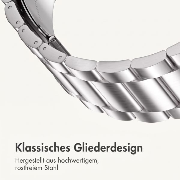 imoshion Edelstahlarmband für Apple Watch | 44/45/46/49 mm - Silber