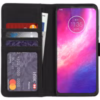 imoshion Luxuriöse Klapphülle Motorola One Hyper - Braun