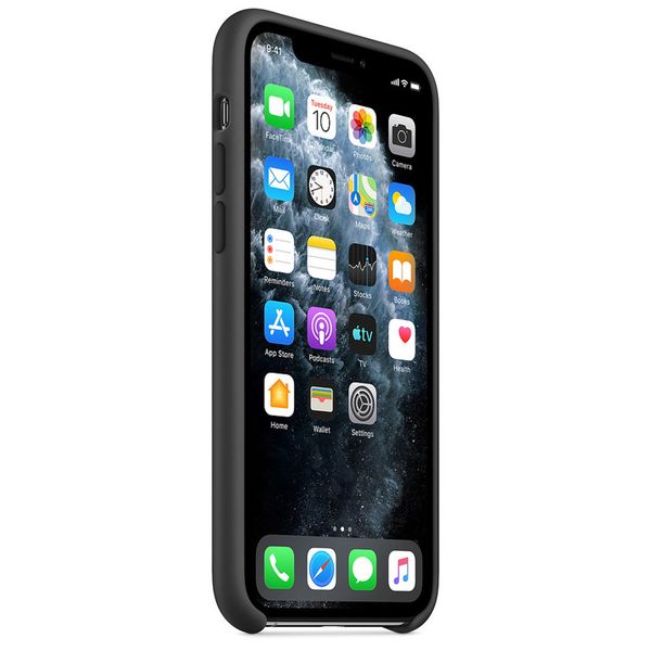 Apple Silikon-Case Schwarz für das Apple iPhone 11 Pro Max