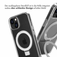 Accezz Ring Stand Backcover mit MagSafe iPhone 13 - Transparent