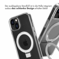 Accezz Ring Stand Backcover mit MagSafe für das iPhone 13 - Transparent