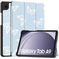 imoshion Design Trifold Klapphülle für das Samsung Galaxy Tab A9 8.7 Zoll - Butterfly