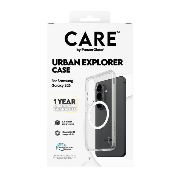 CARE by PanzerGlass Urban Combat Case Samsung Galaxy S26 - Weiß