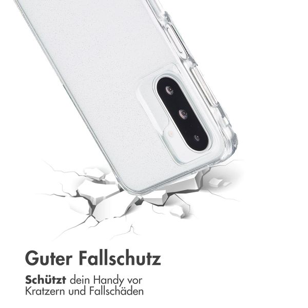 imoshion Klare Glitter Backcover Samsung Galaxy A36 / A56 - Silber