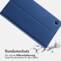 Accezz Classic Klapphülle Samsung Galaxy Tab A11 Plus - Dunkelblau