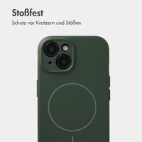 Accezz Grip Backcover mit MagSafe Apple iPhone 15 - Dunkelgrün