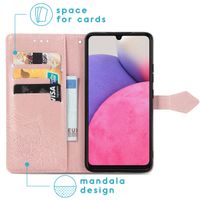 imoshion Mandala Klapphülle für das Samsung Galaxy A33 - Rose Gold