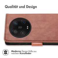 imoshion Luxuriöse Klapphülle für das Xiaomi 13 Ultra - Braun