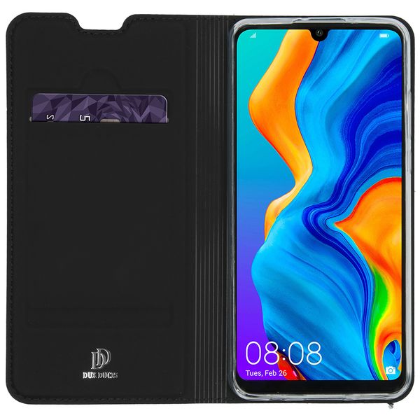 Dux Ducis Slim TPU Klapphülle Schwarz für das Huawei P30 Lite