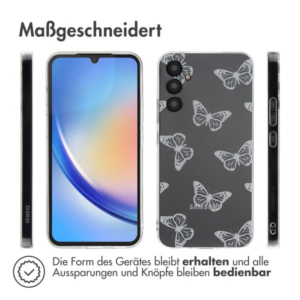 imoshion Design Hülle Samsung Galaxy A34 (5G) - Butterfly