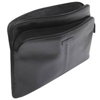 dbramante1928 Skagen Pro+ Sleeve - Laptop Hülle 13 Zoll - Laptop Sleeve - Echtes Leder - Apple MacBook Pro 13 Zoll / Air 13 Zoll - Black