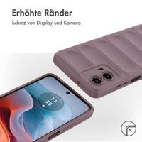 imoshion EasyGrip Back Cover für das Motorola Moto G34 - Violett