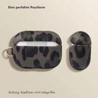 Selencia Sabi Hülle Panthermuster  Apple Airpods Pro / Pro 2 - Midnight Black