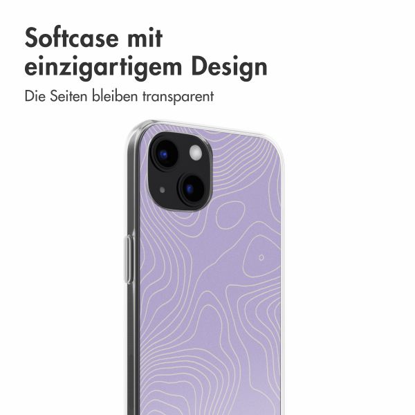 imoshion Design Hülle iPhone 13 - Topo Lilac