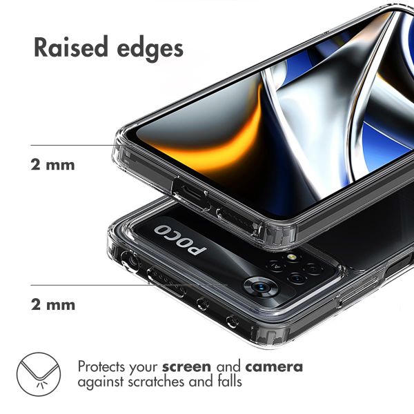 Accezz Xtreme Impact Case Xiaomi Poco X4 Pro 5G - Transparent