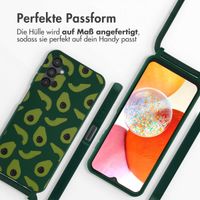 imoshion Silikonhülle design mit Band für das Samsung Galaxy A14 (5G/4G) - Avocado Green