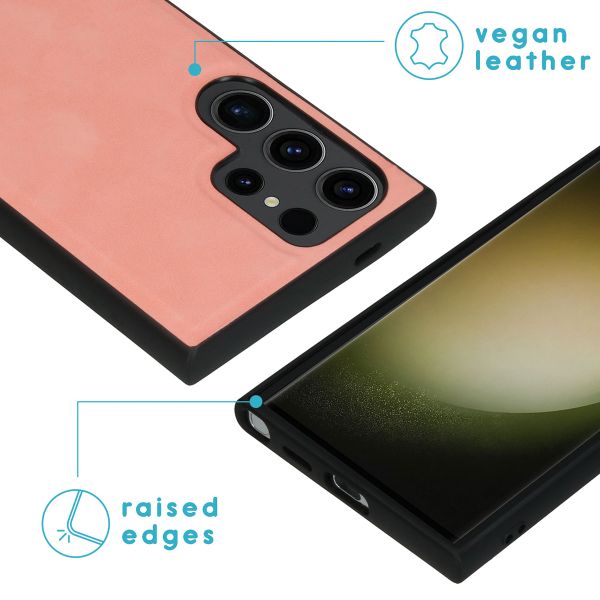 imoshion Entfernbare 2-1 Luxus Klapphülle Samsung Galaxy S24 Ultra - Rosa