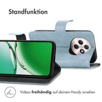 imoshion Luxuriöse Klapphülle Oppo Reno 12F 5G - Hellblau