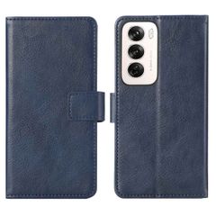 imoshion Luxuriöse Klapphülle Oppo Reno 12 - Dunkelblau