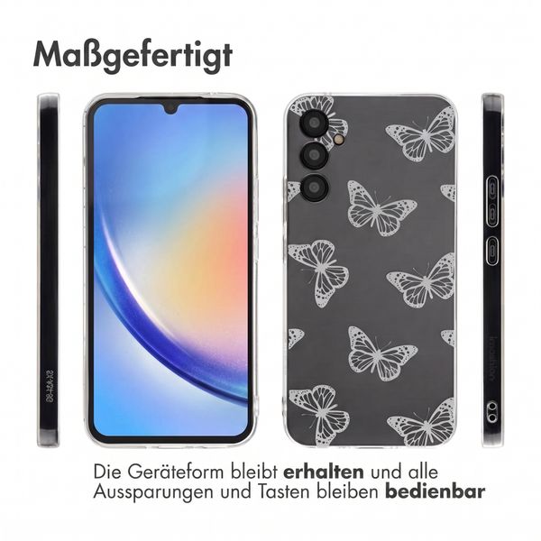 imoshion Design Hülle Samsung Galaxy A34 (5G) - Butterfly