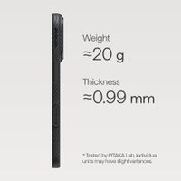 Pitaka Ultra Slim Case Apple iPhone 17 Pro - Schwarz