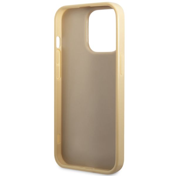 Guess Glitter Flakes Back Cover Apple iPhone 14 Pro - Gold