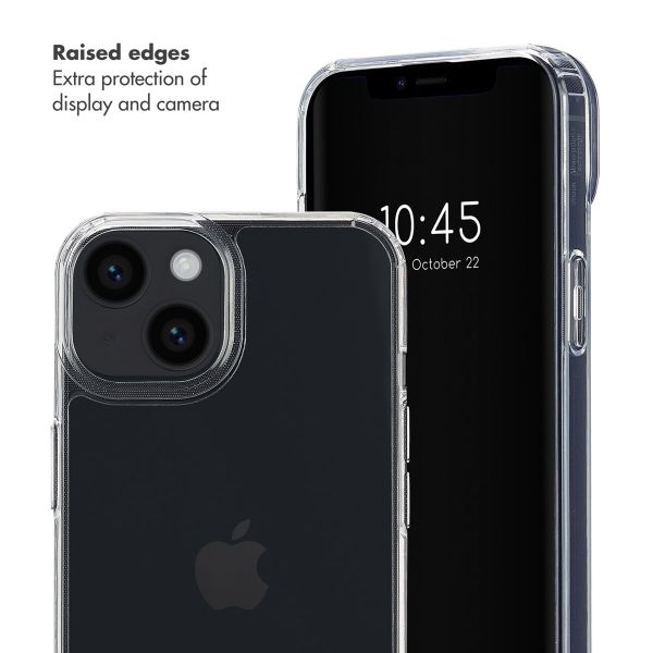 Selencia Backcover mit abnehmbaren Haken Apple iPhone 14 - Transparent