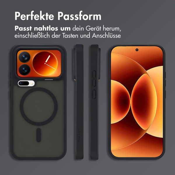imoshion Color Guard Back Cover mit MagSafe Xiaomi 17 Pro Max - Schwarz