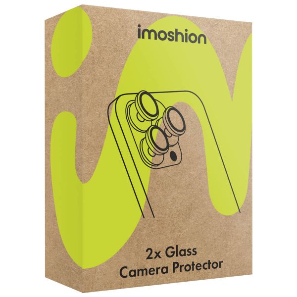 imoshion ﻿2er-Pack Objektivschutz für Kamera für das iPhone 13 Pro / 13 Pro Max - Schwarz