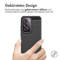 imoshion Brushed Back Cover für das Oppo Reno 12 Pro - Schwarz