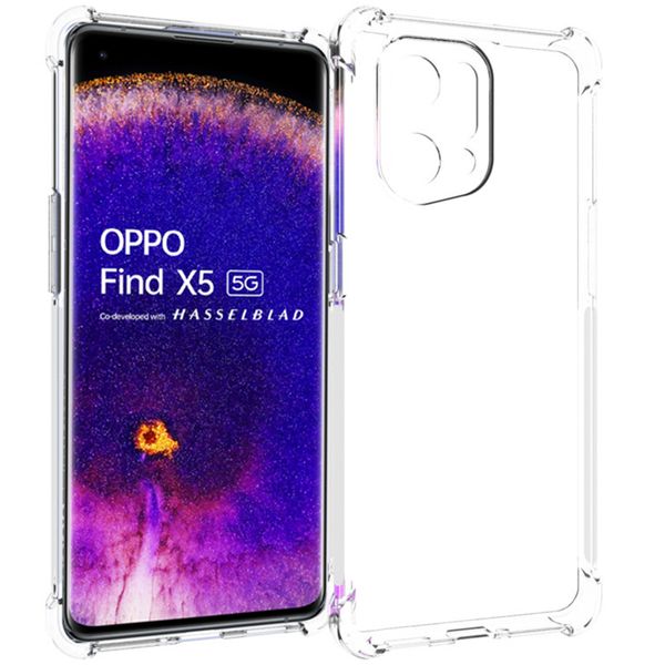 imoshion Shockproof Case Oppo Find X5 (5G) - Transparent