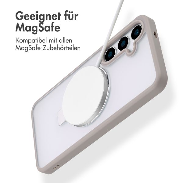 Accezz Ring Stand Backcover mit MagSafe Samsung Galaxy S24 Plus - Grau